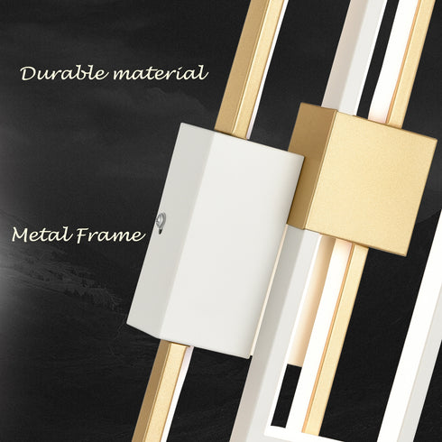 Imola Modern LED Wall Sconce Rectangle  Flush Mount Wall Light